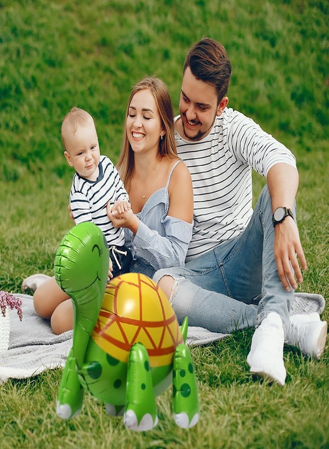 Hazyore 4D Walking Turtle Balloon Animal foil Balloon, Creative Inflatable Turtle, Baby Shower, Birthday Party Decoration Supplies - Image 5